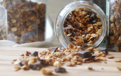 Granola aux noix et aux pépites de chocolat