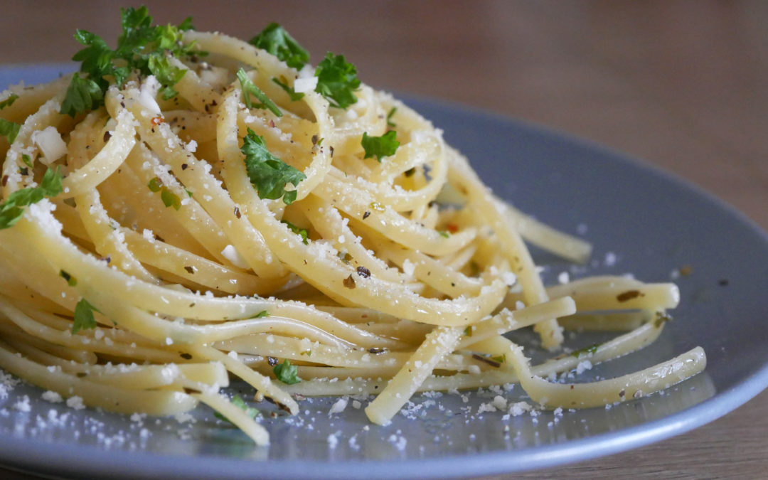 Linguine au beurre et citron